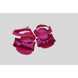 Build a Bear Pink Open Toe Heels Sandals 92526